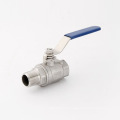 304 316 stainless steel dn20 dn25 dn50 2pc female and male thread ball valve